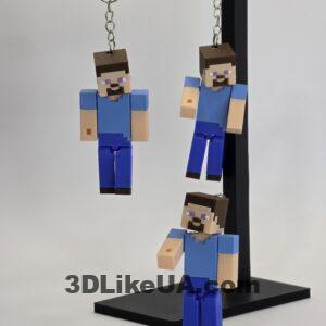 Брелок Minecraft Steve