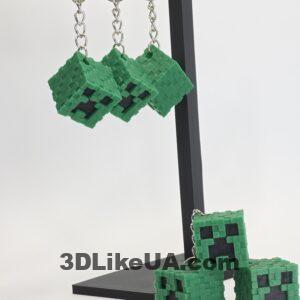 Брелок Minecraft Creeps КУБ