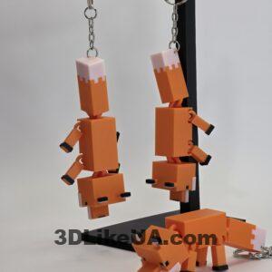 Брелок Minecraft Fox Flexi (10cm)