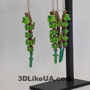 Брелок Minecraft Earth dragon mini