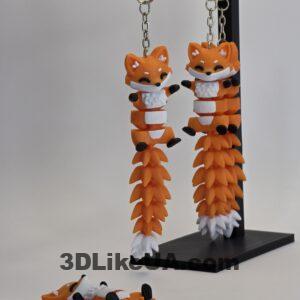 Брелок Flexi лисичка, довгий хвіст