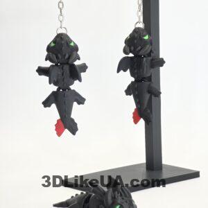Брелок Flexi Dragon Fury (чорний)