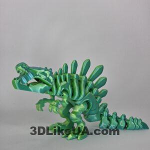 Flexi Spinosaurus 24cm silk (зелено-жовтий)