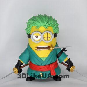 Minion Zoro One Piece (21cm)